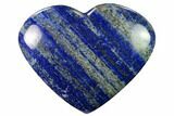 Polished Lapis Lazuli Heart - Pakistan #170966-1